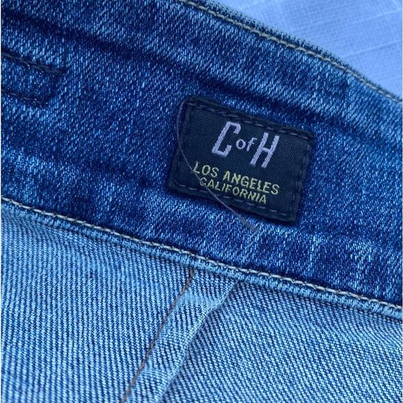 New Citizens of Humanity Karmen Splattered Shredded Ripped Pencil Jean Skirt 27 - Picture 14 of 15